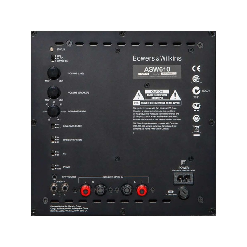 BOWERS & WILKINS ASW610 žemų dažnių kolonėlė 10"