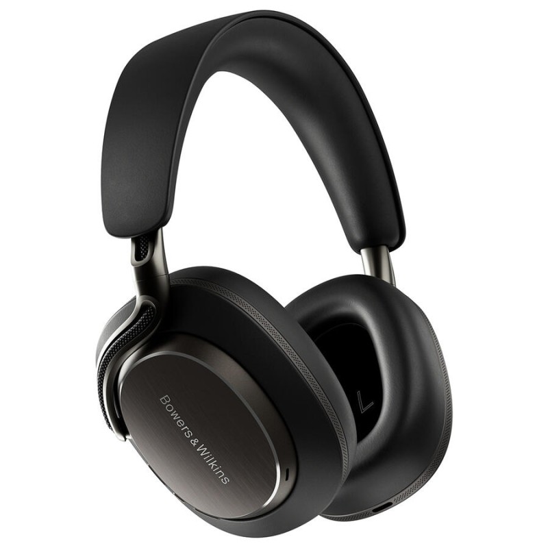 Bowers & Wilkins Px8 S2 Onyx Black belaidės Bluetooth ausinės, hibridinis triukšmo slopinimas