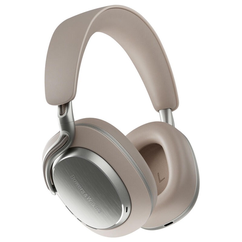 Bowers & Wilkins Px8 S2 Warm Stone belaidės Bluetooth ausinės, hibridinis triukšmo slopinimas