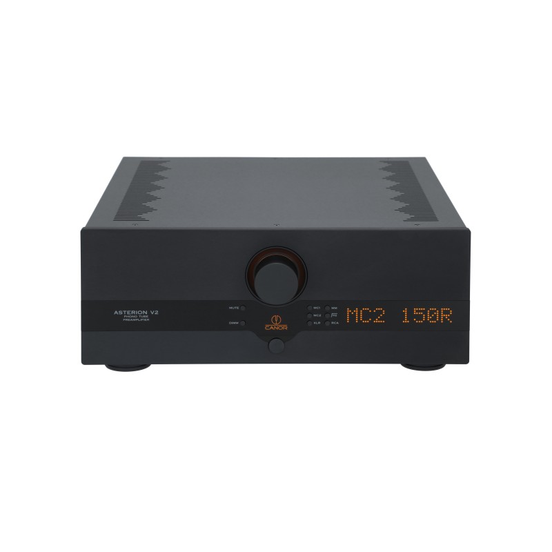 Canor Asterion V2 pradinis patefono lempinis stiprintuvas MM/MC su RCA/XLR