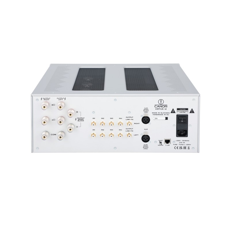 Canor Virtus I2 lempinis integruotas stiprintuvas, galingumas class A 2 x 40W