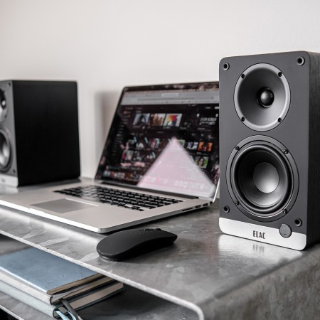 ELAC Debut ConneX DCB41 aktyvios garso kolonėlės, HDMI, Bluetooth, Sub out, Phono amp