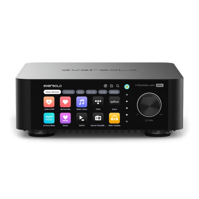 EverSolo Play stereo stiprintuvas su tinklo grotuvu