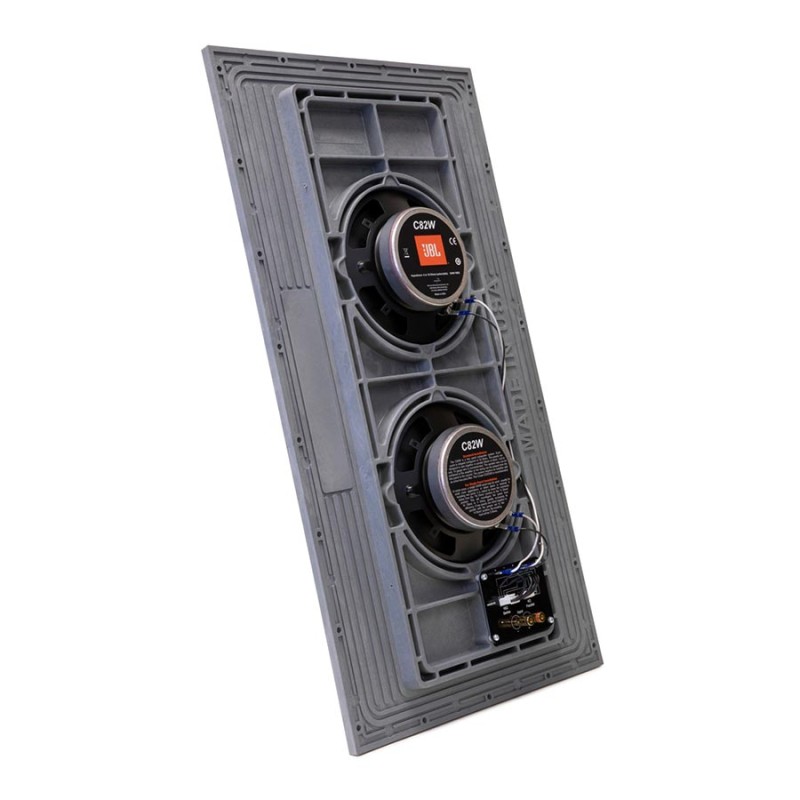 JBL Conceal C82W dviejų skydų žemųjų dažnių montuojama į sieną kolonėlė