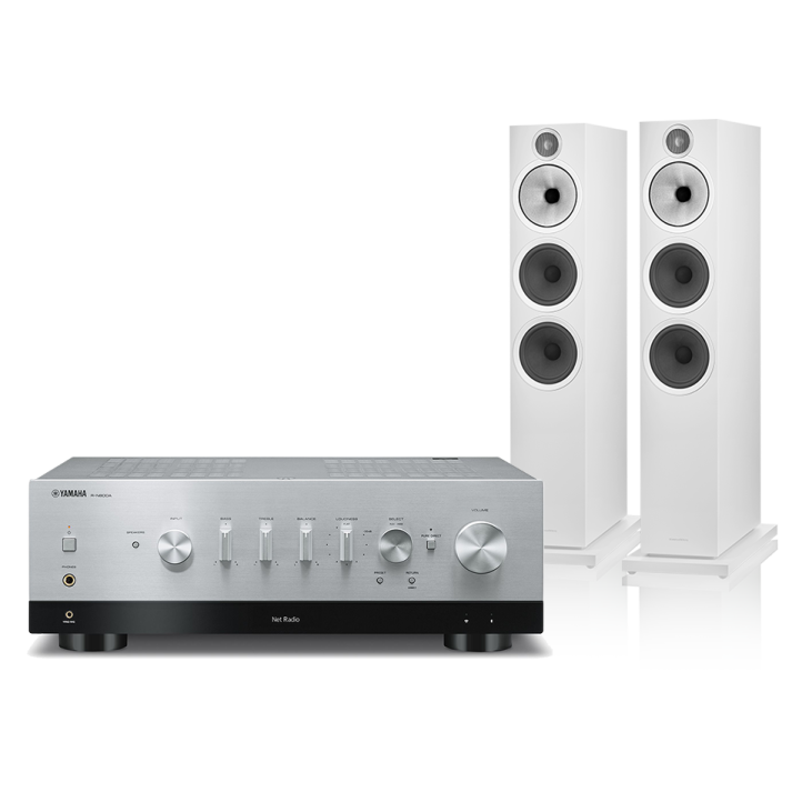 Yamaha R-N800A + 603 S3 stereo komplektas