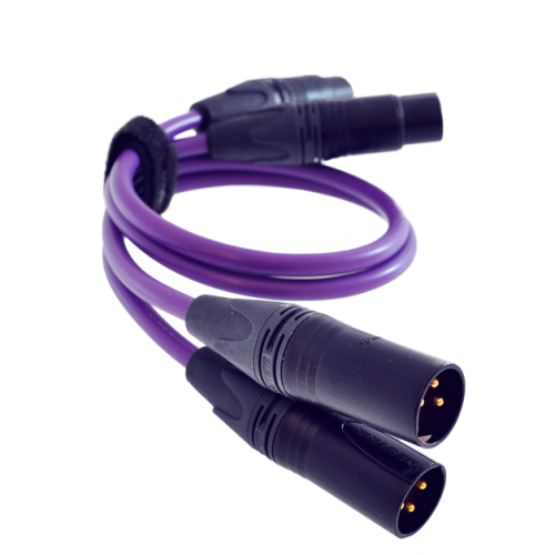 Melodika MD2X tarpblokinis kabelis 2xXLR - 2xXLR (kištukas-lizdas) (nuo 0,5m)