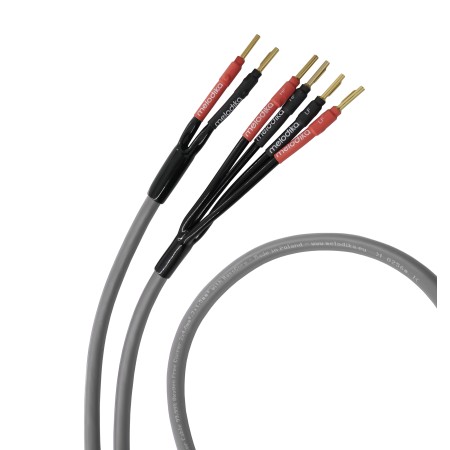 Melodika Purple Rain MDBW415 Bi-wiring kolonėlių kabelių komplektas 2x1,5mm²+2x4mm² su Banan tipo kištukais (nuo 1,5m)