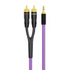 Melodika MDMJ2R stereo kabelis Mini Jack 3,5mm - 2xRCA (nuo 0,5m)