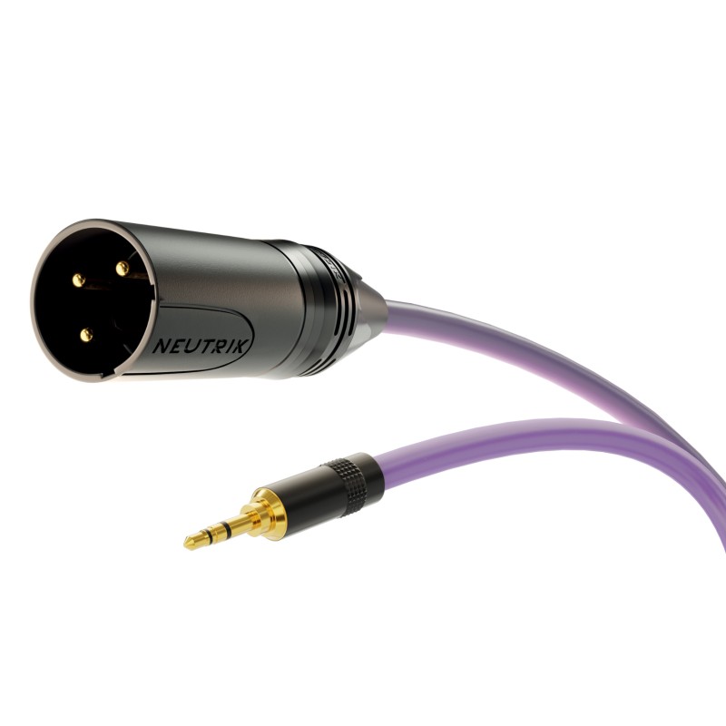 Melodika MDMJX stereo kabelis Mini Jack 3,5mm - XLR 3pin (kištukas-lizdas) (nuo 0,5m)