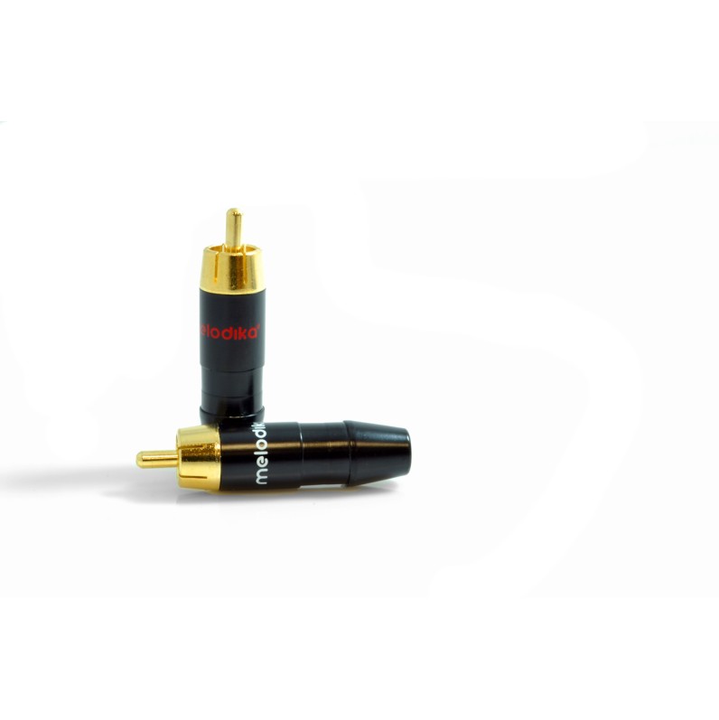 Melodika MDRCA28 RCA kištukai 8mm (2 vnt.)