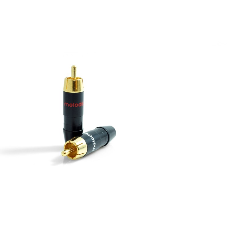 Melodika MDRCA28 RCA kištukai 8mm (2 vnt.)
