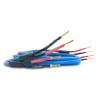 Melodika Sky Blue SBSC40 kolonėlių kabelių komplektas 2x4mm² su Banan kištukais (Solid Grip, NEW) (nuo 1,5m)