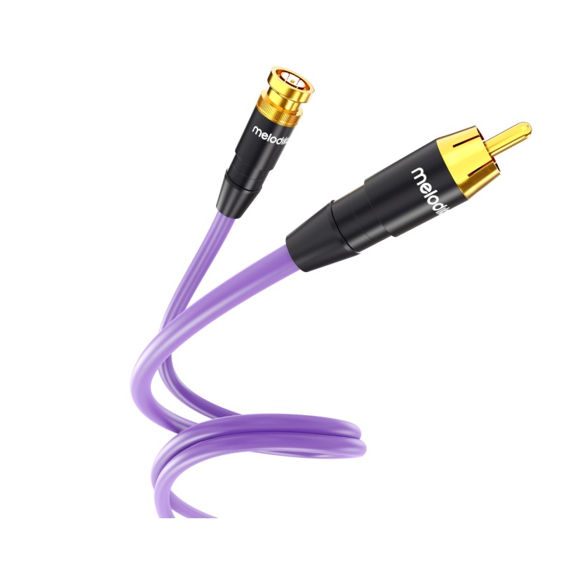 Melodika MDBNR signalo kabelis BNC - RCA (Exposure, Naim) (nuo 0,5m)