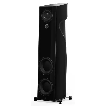 Morel Sopran 934 grindinės garso kolonėlės (pora), 3 juostų, 250W, Black Lacquer