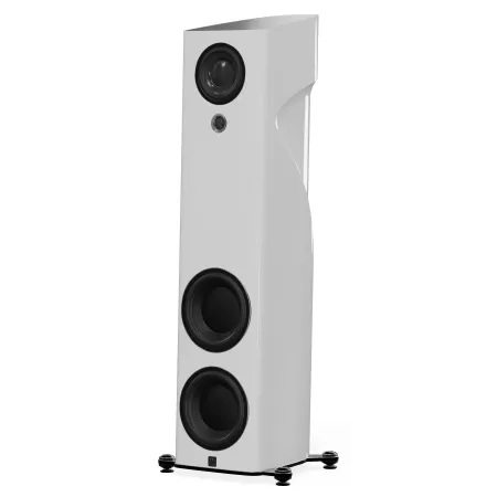 Morel Sopran 934 grindinės garso kolonėlės (pora), 3 juostų, 250W, White Lacquer
