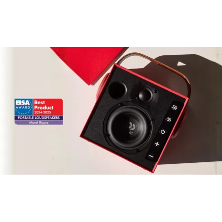 Morel Biggie belaidė garso kolonėlė su akumuliatoriumi ir Bluetooth, Minimal White