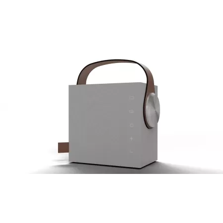Morel Biggie belaidė garso kolonėlė su akumuliatoriumi ir Bluetooth, Minimal White