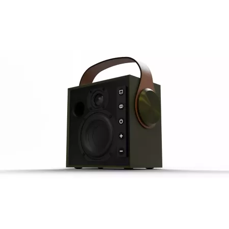 Morel Biggie belaidė garso kolonėlė su akumuliatoriumi ir Bluetooth, Olive Green