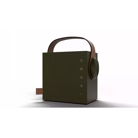 Morel Biggie belaidė garso kolonėlė su akumuliatoriumi ir Bluetooth, Olive Green