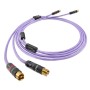 Nordost PURPLE FLARE 3 tarp blokinis RCA kabelių komplektas nuo 0,6m iki 3,5m
