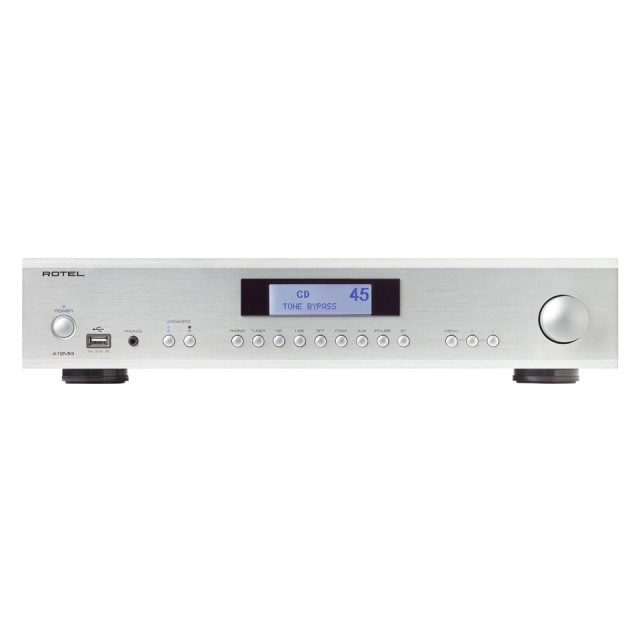 Rotel A-14 MkII stereo integruotas stiprintuvas su Bluetooth, USB, Phono
