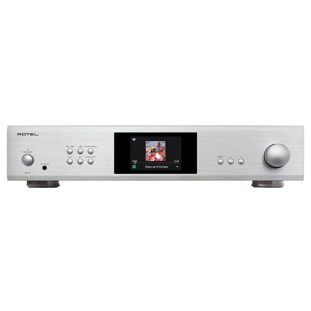 Rotel S-14 tinklinis stereo stiprintuvas, galingumas 2x150W MQA, Bluetooth, Spotify, ChromeCast