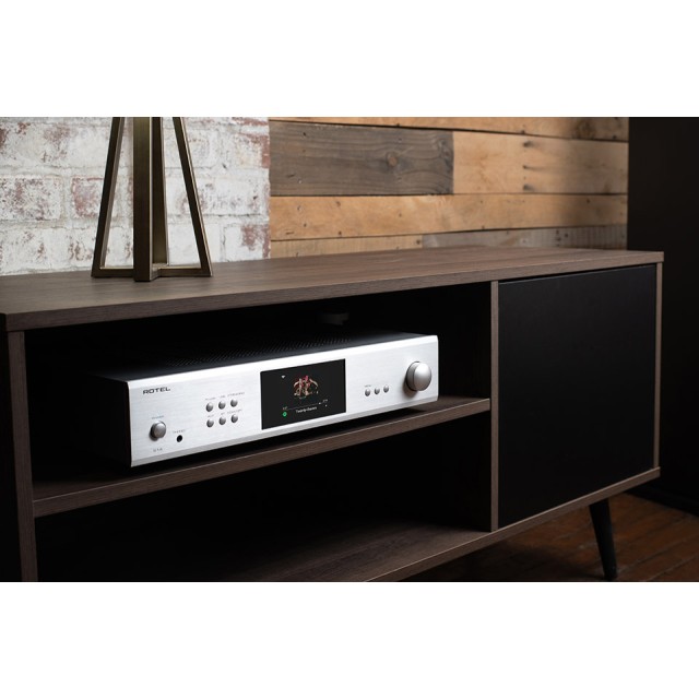 Rotel S-14 tinklinis stereo stiprintuvas, galingumas 2x150W MQA, Bluetooth, Spotify, ChromeCast