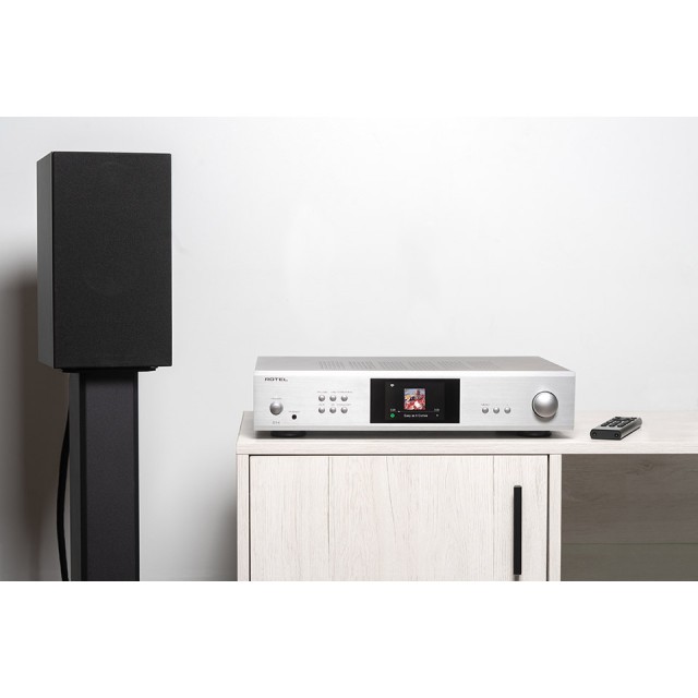 Rotel S-14 tinklinis stereo stiprintuvas, galingumas 2x150W MQA, Bluetooth, Spotify, ChromeCast