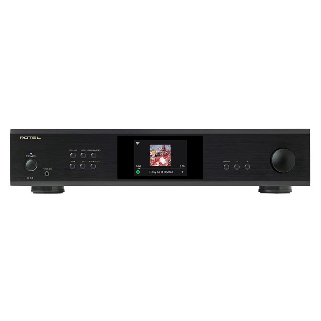 Rotel S-14 tinklinis stereo stiprintuvas, galingumas 2x150W MQA, Bluetooth, Spotify, ChromeCast