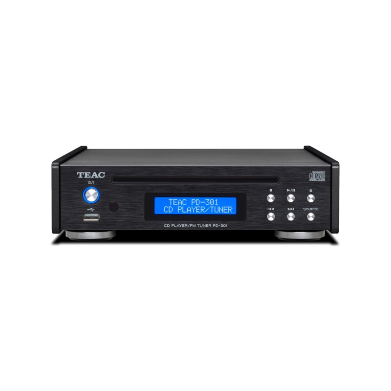 Teac PD-301DAB-X CD grotuvas ir DAB/FM imtuvas, juodas
