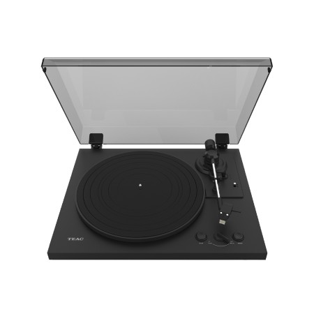 Teac TN-175 visiškai automatinis patefonas, juodas