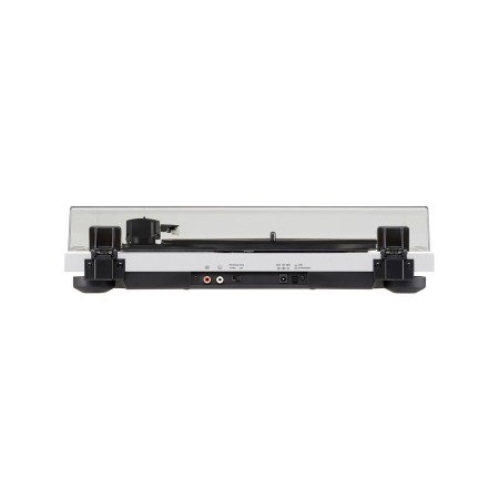 Teac TN-180BT-A3 Bluetooth patefonas su Audio-Technica galvute, balta