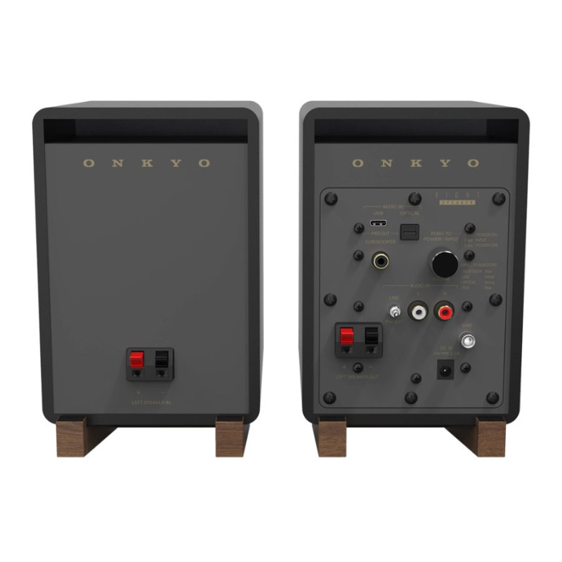 Onkyo GX-10DB aktyvios lentyninės kolonėlės (pora) HDMI, Sub Out