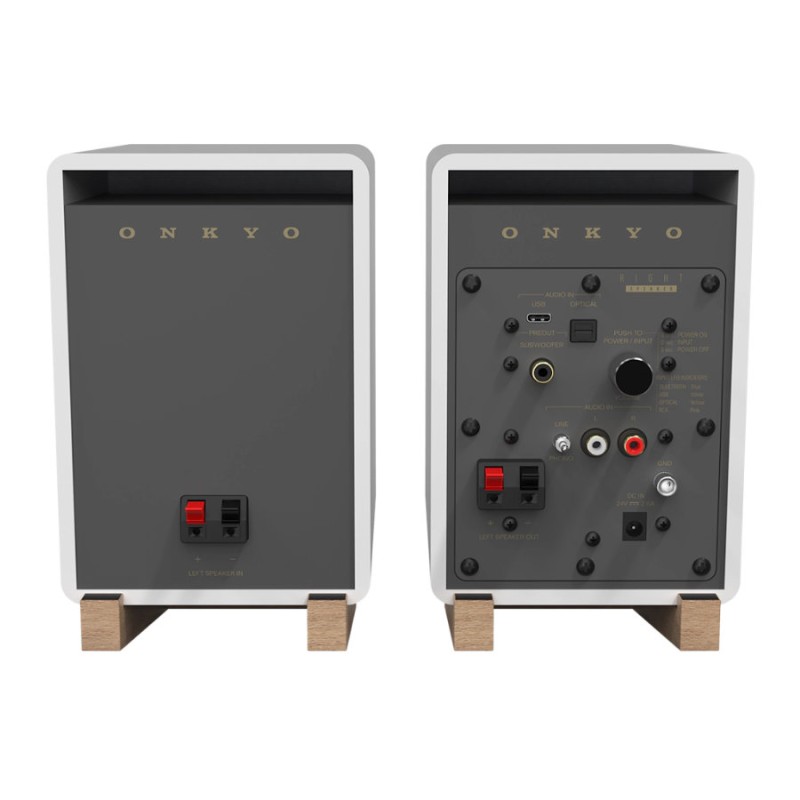 Onkyo GX-10DB aktyvios lentyninės kolonėlės (pora) HDMI, Sub Out
